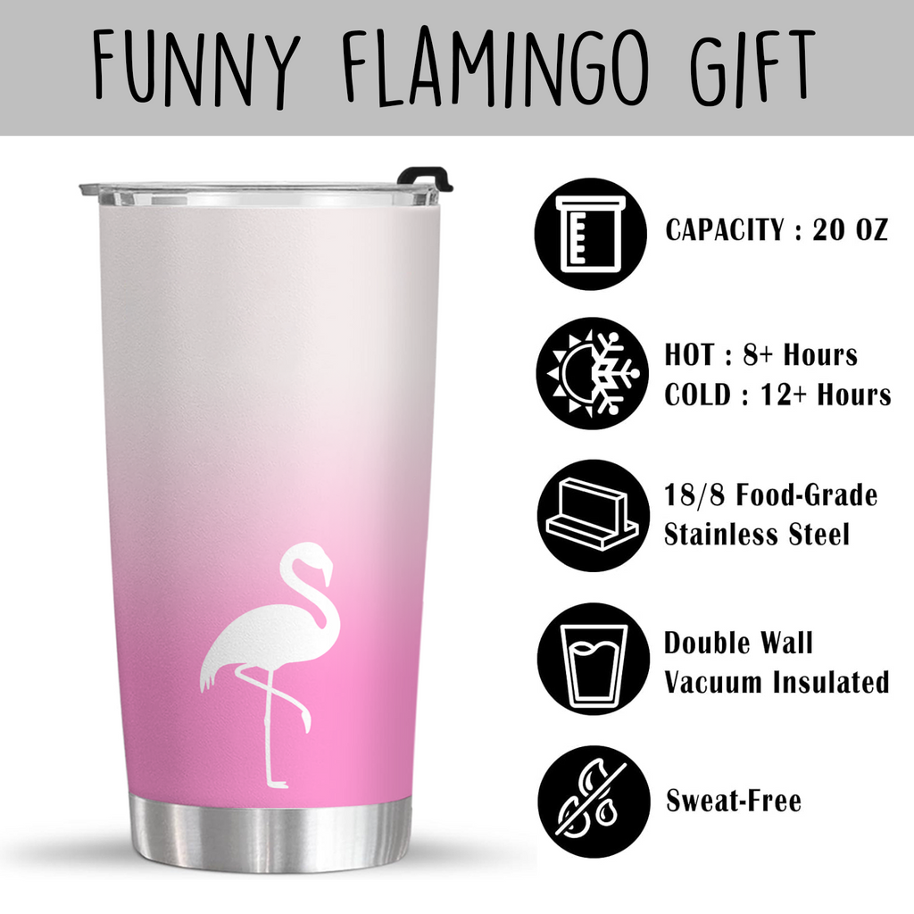 Flamingo 20 Oz Tumbler