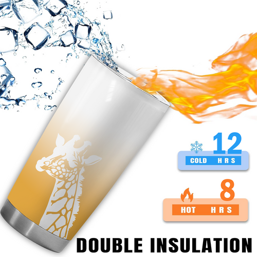 Giraffe 20 Oz Tumbler