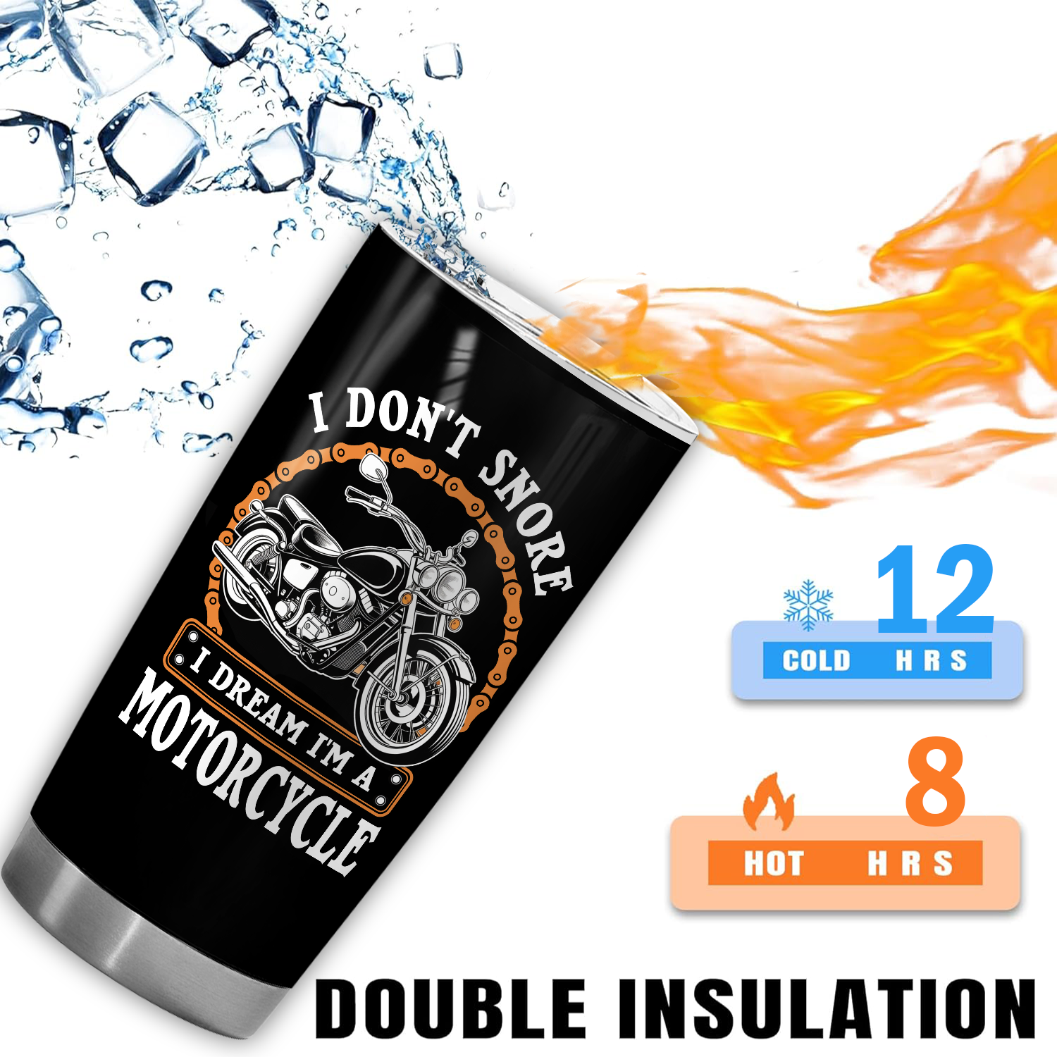 Motorcycle 20 Oz Tumbler